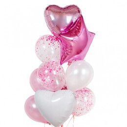 Фонтан из шаров "Розовый пунш" - купить цветы и аксессуары в интернет-магазине Дом цветов