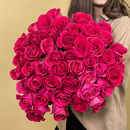розовых Pink Floyd - 51 роза - купить цветы и аксессуары в интернет-магазине Дом цветов