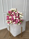 Букет из тюльпанов "Заряд энергии" - купить цветы и аксессуары в интернет-магазине Дом цветов